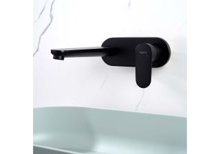 Смеситель встраиваемый для раковины Aquatek Ника AQ1813MB черный